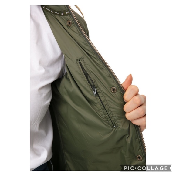 NEW! Barbour Olive Burne Quilt Jacket - Picture 4 of 11